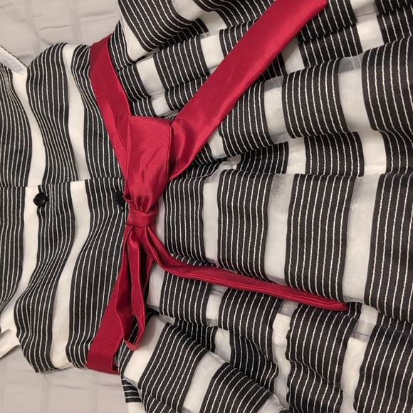 Formal Dress 4t White Black Red Belt Sash - Picture 9 of 12